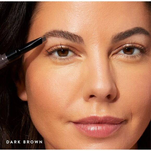 NEW LAURA GELLER Sculpt-n-Stay Waterproof Brow Pencil & Gel Dark Brown - Picture 1 of 7